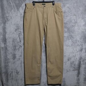 Filson Pants Mens 40x34 Beige Chino Flat Front Corduroy 5-Pocket Regular Fit